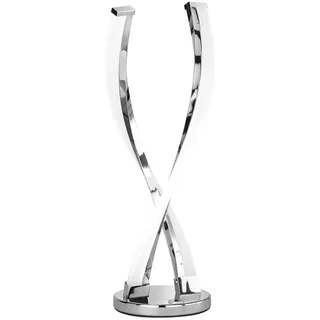 WOFI 8152.02.01.6000 A, Tischleuchte, Metall, 8 watts, Integriert, Chrom, 14 x 14 x 44 cm