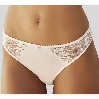 LASCANA Tanga, aus floraler Spitze in dezent transparenter Optik LASCANA weiß 32/34