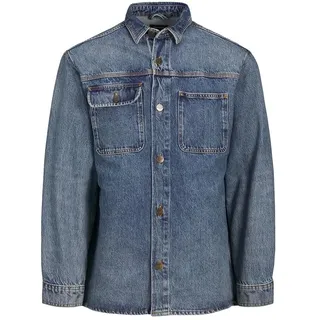 JACK & JONES JACK&JONES Herren JJISCOTT JJOVERSHIRT Sbd 833 Jeansjacke, Blue Denim, M