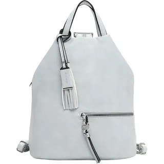 Rucksack TAMARIS "Rucksack TAS Nele", Damen, Gr. B/H/T: 34cm x 32cm x 20cm, blau (lightblau 530), Obermaterial: 60% Polyurethan PU. 40% Polyester PES., Rucksäcke Rucksack