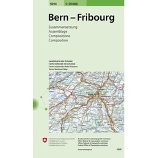Swisstopo 1 : 50 000 Bern Fribourg