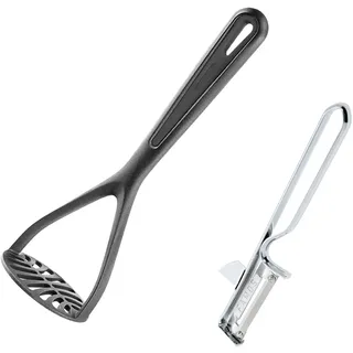 Westmark Kartoffelstampfer Gentle Kunststoff/Rostfreier Edelstahl Schwarz/Silber
