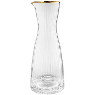 Butlers Karaffe Golden Twenties 1L , Transparent , Glas , Geschirr, Kannen & Karaffen, Wasserkaraffen & Krüge