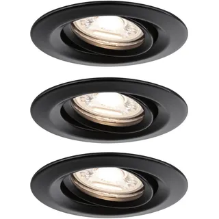 Paulmann Nova Mini 3er Set rund 66mm 15° 3x4W 3x310lm 2700K schwarz