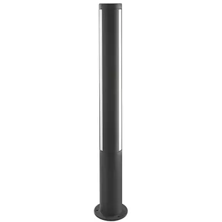 Heitronic Sockelleuchte Aluminium 75 cm 11W inkl. LED warmweiß grau