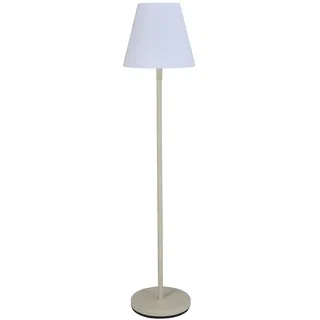 BEST Freizeitmöbel Outdoor-Bodenleuchte Kunststoff/Metall/Stahl Beige