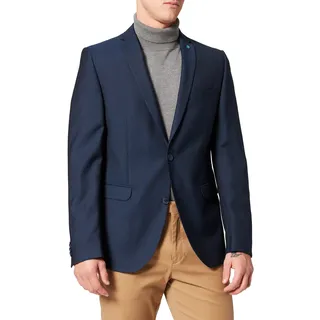 Club of Gents Herren Sakko CG Caden SS Blau (Blau 62), 52