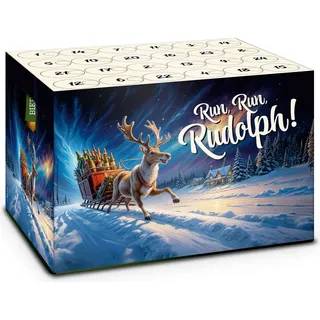 itenga Bier-Adventskalender Run Run Rudolph Rentier