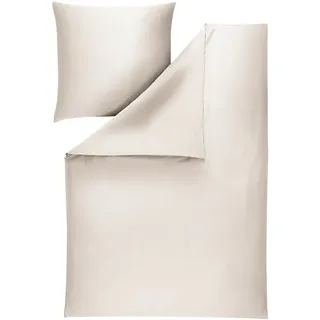 Estella Bettwäsche , Elfenbein , Textil , Uni , 200x200 cm , Textiles Vertrauen - Oeko-Tex® , Heimtextilien, Bettwäsche & Leintücher, Bettwäsche, Makosatin-Bettwäsche