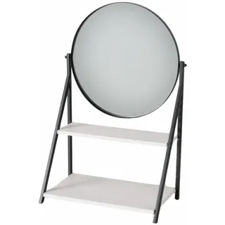 Stehender Spiegel mit Ablage ACAPULCO, rund, H. 50,5 cm