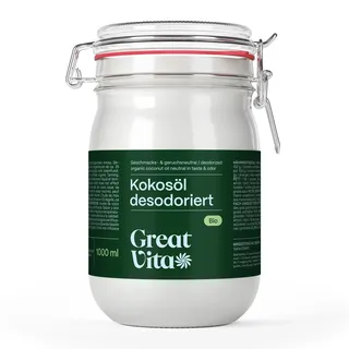 greatvita Bio Kokosöl geschmacksneutral 1000 ml