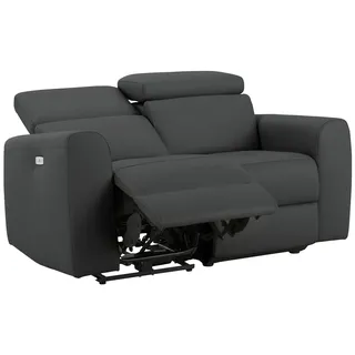 Home Affaire 2-Sitzer »Sentrano« 152 cm, man. o. elektr. Relaxfunktion und USB/Kopfverstellung, grau,