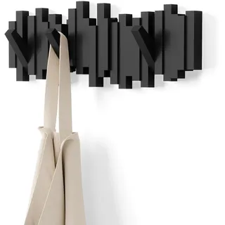 Umbra Wandgarderoben Sticks schwarz