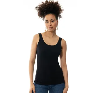 MEY Tagwäsche Serie Noblesse Damen Tops breiter Träger Schwarz XS(36) - XS