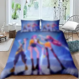 JJZENKD Hun-trix Ru-mi Kin-der bettwäsche, 135x200 cm Bettbezug für Kinder Mädchen Jungen, Cartoon Bettwäsche, Mikrofaser 3D Bettwäsche Set, Anime Fans Geschenke