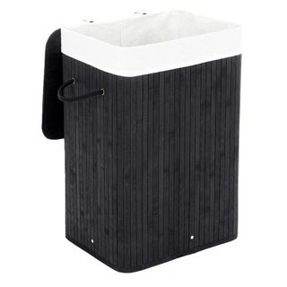 Songmics Wäschekorb 72 L schwarz