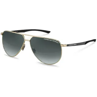 Porsche Design P8962 Sonnenbrille - Gold / Black - Smoke Gradient / CAT3