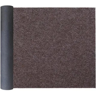 Primaflor Schmutzfangläufer Picollo | 100 x 100 cm | Braun | Meterware | Robuste Sauberlaufmatte aus 100 % Polypropylen mit Gelrücken, 8 mm hoch, zuschneidbar und bis 30 m Länge erhältlich