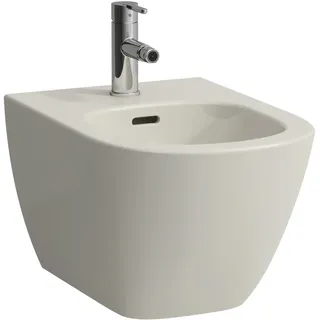 LAUFEN LUA Wandbidet, mit Überlauf, 1 Hahnloch, 360x520mm, Eckventile innenliegend, H8300810493021, Farbe: Pergamon
