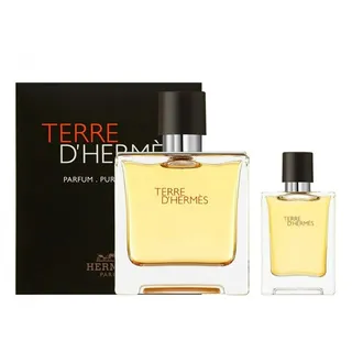 Terre d'Hermès Parfum 75 ml + Parfum 12,5 ml Geschenkset