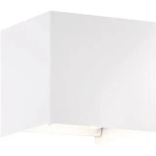 Fischer & Honsel LED-Wandleuchte Wall 2x 3 W Weiß 540 lm Eckig
