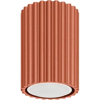 Sollux KARBON 1xGU10 10W Aluminium 6,5x6,5x10cm Ockerrot