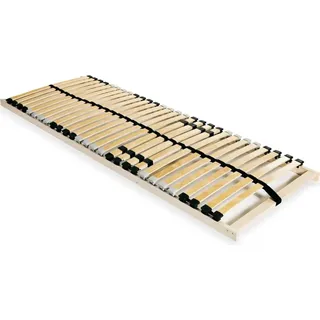 The Living Store Lattenrost mit 28 Latten 7 Zonen 80 x 200 cm - Braun