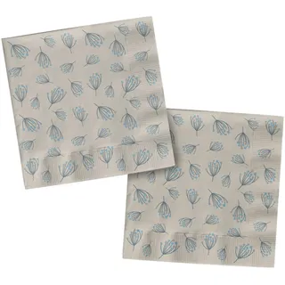 Folat Servietten 33 x 33 cm 20 St. Blau/Weiß