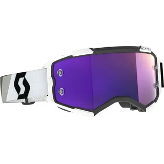 Scott Fury 7702281, Crossbrille verspiegelt - Schwarz/Weiß Lila-Verspiegelt - Einheitsgröße