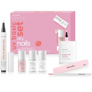 Alessandro Striplac Uv Basic Set + Colour Dry Nails