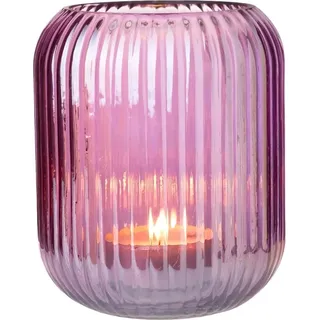 Vase aus Glas 14 cm Pink