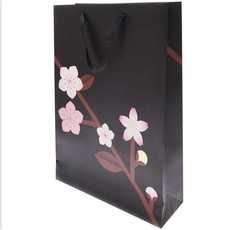 Geschenktüte Sakura Sakura, schwarz,