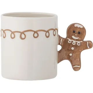 Bloomingville Ginnie Becher, Tasse, Braun, Steingut, T9xH9,5 cm