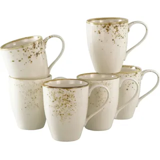 CreaTable Kaffeetasse 0,3 l Beige 6 St.