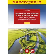 MARCO POLO Reiseatlas Benelux 1:200.000