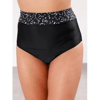 Bikini-Hose, Damen, Gr. 52, Normalgrößen, schwarz, Elasthan, Polyamid, Badehosen Bikini-Hose