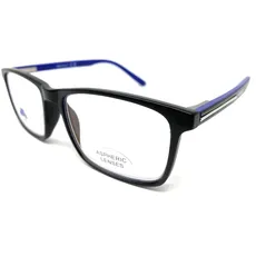 VENICE EYEWEAR OCCHIALI - Blaulichtfilter lesebrille anti blaulicht. Computerbrille BROKER Professional Für herren damen gamer brille venice (Schwarz Blau, 1.00)