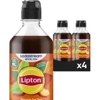 Sodastream drink mix Lipton Pfirsich Ice Tea, 4er Pack (4 x 440 ml)