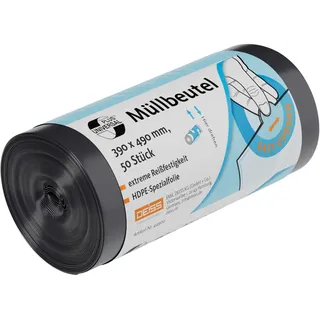 Deiss Müllbeutel UNIVERSAL PLUS® 15,0 l grau, 6 μm, 50 St.