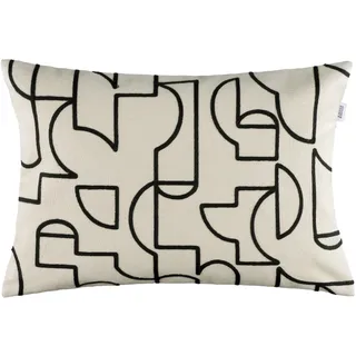 Schöner Wohnen Frame Dekokissen 58 x 38 cm Grau