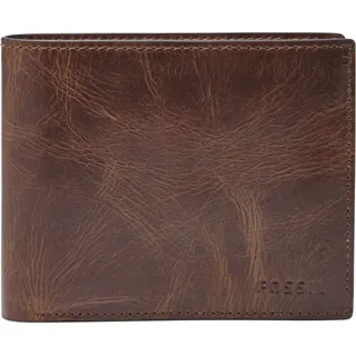 Fossil Derrick RFID Coin Pocket dark brown