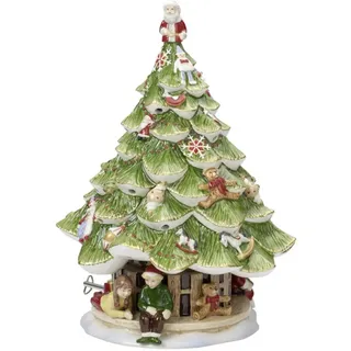 Villeroy & Boch Dekofigur Tannenbaum mit Kindern Christmas Toys Memory bunt