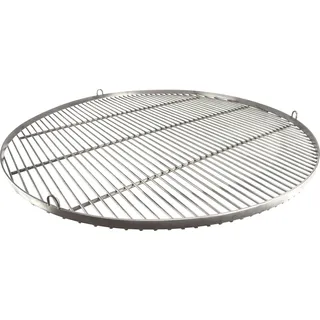 Grillrost RUND - 90cm aus Edelstahl - Handwerksprodukt - Germany mit 3 Aufhängeösen