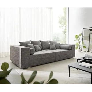 DeLife XXL-Sofa Marlen Hellgrau 300x140 cm Big-Sofa