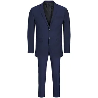 JACK & JONES Male Einreihiger Blazer und Hose JPRSOLARIS Slim Fit Anzug | Slim Fit, Einfarbig, Langarm, Formal, Nicht waschen