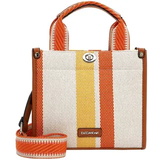Shopper EMILY & NOAH "Shopper E&N Jasmin", Damen, Gr. B/H/T: 23cm x 20cm x 10,5cm 0, orange (orange 610), Polyester, Taschen Shopper