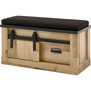 Home Affaire »SHERWOOD« modernes Holz dekor), mit Scheunentorbeschlag aus Metall, Breite 93 cm,