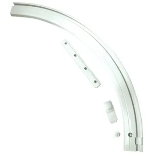 GARDINIA Rundbogen für Aluminium-Vorhangschienen weiß