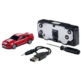 CARSON RC-Auto Nano Racer Ford Mustang Shelby GT500 2CH rot