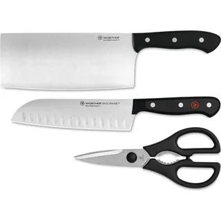 Wüsthof Messerset 3-teilig / Knife Set 3 Pieces Gourmet -- 1125060311 – EAN 4002293118055 – Art.-Nr. 2023063018 - Schwarz